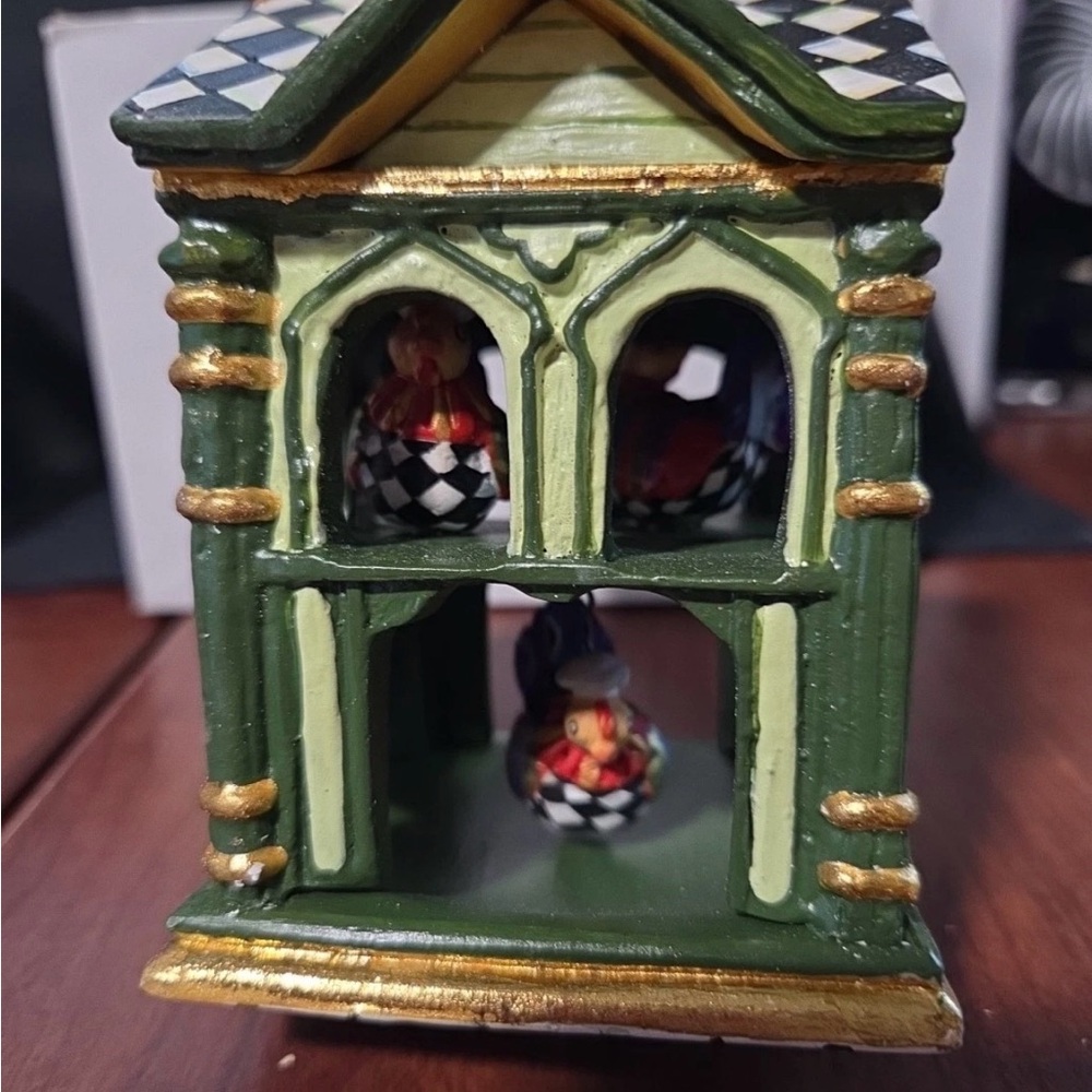 MacKenzie-Childs 3 french hens 12 days christmas tree Ornament retired rare